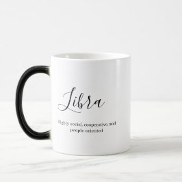 Taza Mágica "Nombre y rasgos de la señal de Libra Zodiac perso