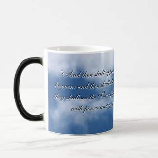 Taza Mágica Nubes Versículo Bíblico Mateo 24:30