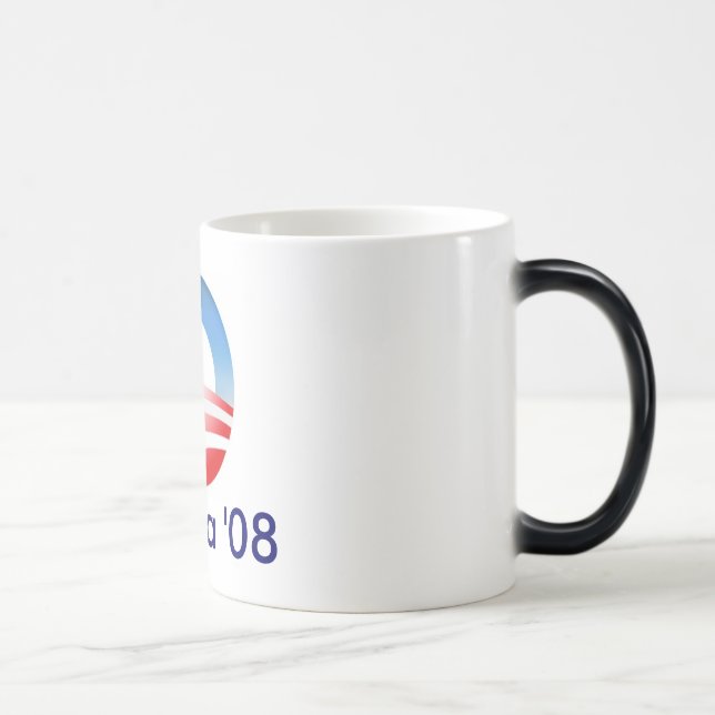 Taza Mágica ObamaLogo, Obama '08 (Derecha)