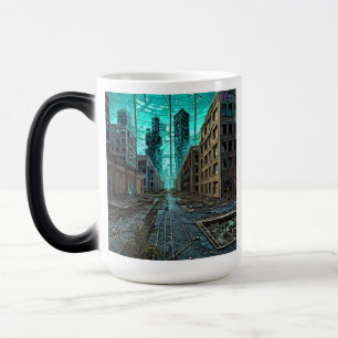 Taza Mágica Obra de arte generada por la distopía de la IA en 