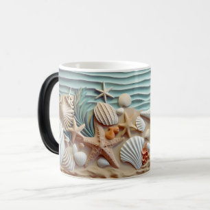 Taza Mágica Ocean Breeze Seashell Mug