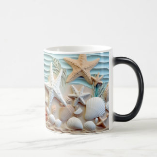 Taza Mágica Ocean Breeze Seashell Mug