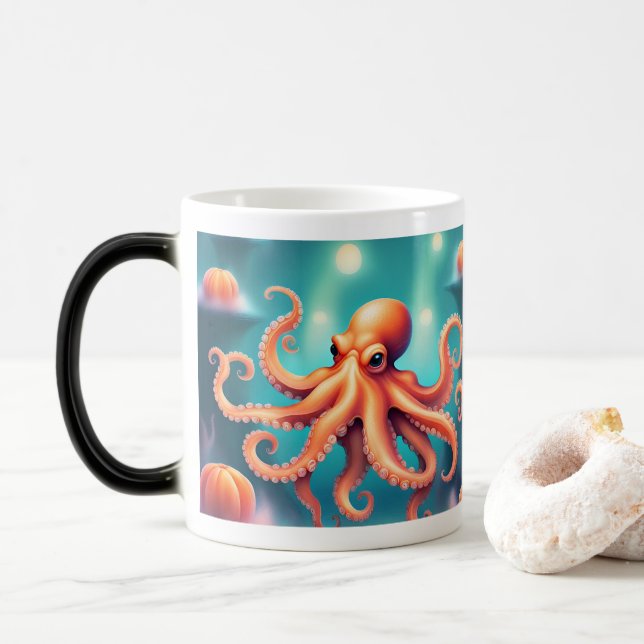 Taza Mágica Octopuses Mug (Con donut)