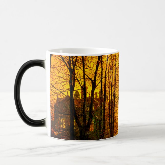 Taza Mágica Octubre después del glow John Atkinson Grimshaw (Izquierda)