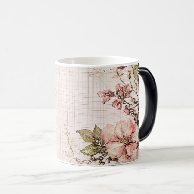 Taza Mágica Old vintage paper valentines day (Anverso derecho)