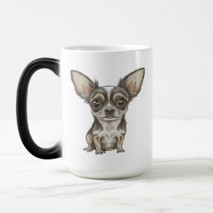 Taza Mágica Orgullosa Mamá de Chihuahua   Perro Divertido