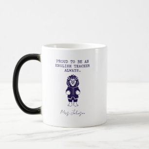 Taza Mágica Orgulloso de ser un educador de profesores de ingl