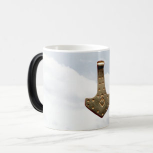 Taza Mágica Oro nubes de martillo Thor morphing mug