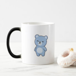 Taza Mágica Oso Feliz Estilo Kawaii Mínimo