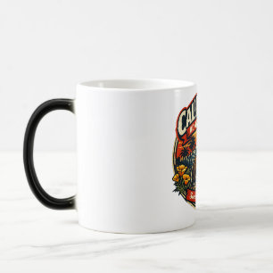 Taza Mágica Oso Retro del Día de Admisión de California Vintag