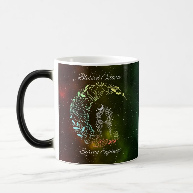 Taza Mágica Ostara Blessings - Spring Equinox (Izquierda)