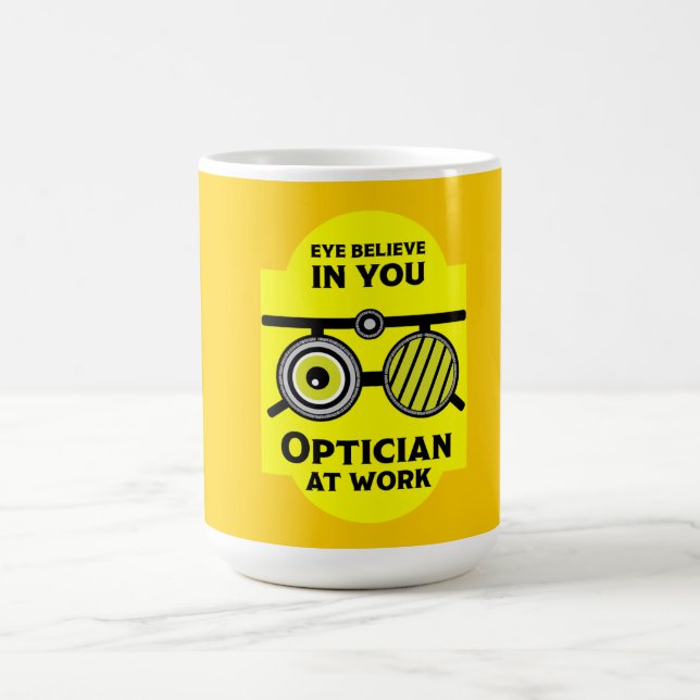 Taza Mágica Osteopatía Cirujanos Ojos Mug (Centro)