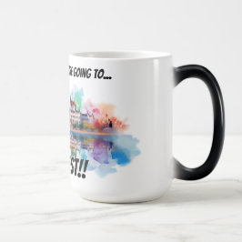 Taza Mágica Pack your bags Budapest