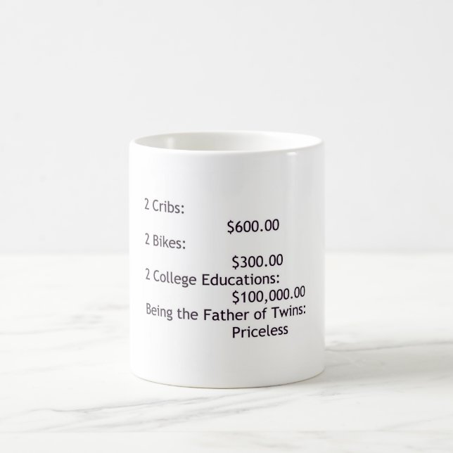 Taza Mágica Padre de gemelos (Centro)