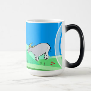 Taza Mágica Paisaje personalizado Ox Año Nuevo chino Zodiac Mu
