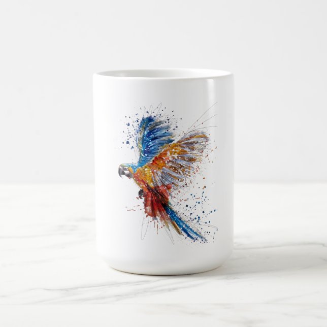 Taza Mágica pájaros de loro (Centro)