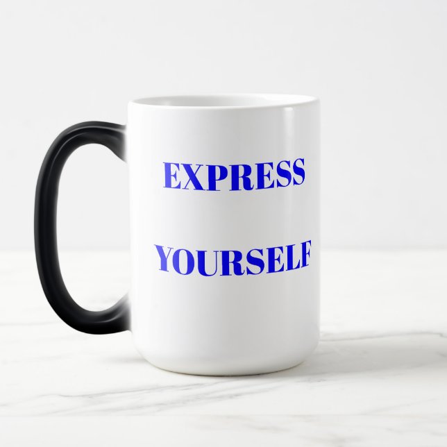 Taza Mágica Palabras motivacionales diseño inspirador lindo (Izquierda)