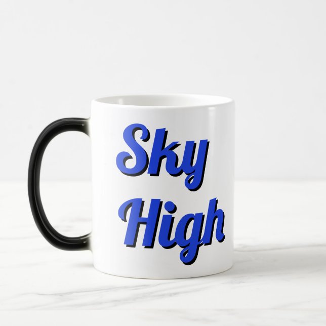 Taza Mágica Palabras motivacionales inspirador diseño lindo T- (Izquierda)