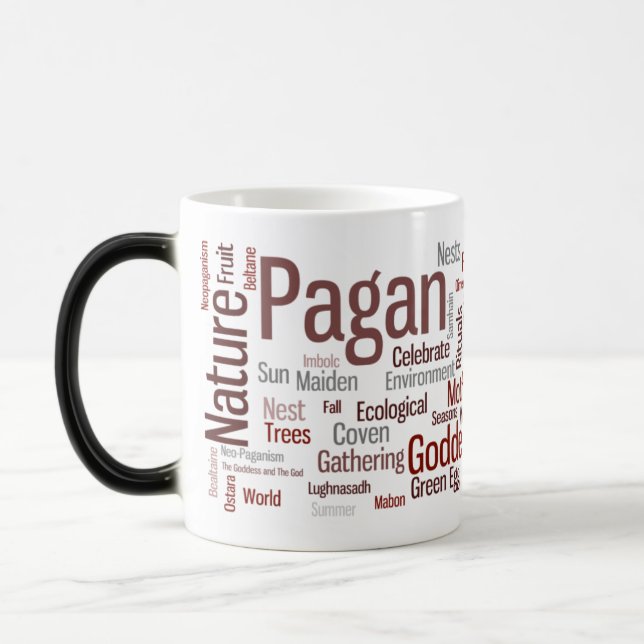Taza Mágica Palabras paganas (Izquierda)