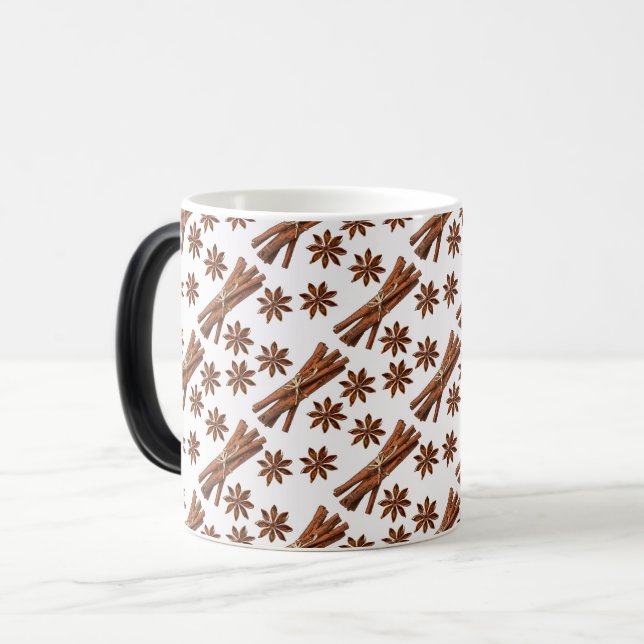 Taza Mágica Palos de canela y anís estrellado. (Anverso izquierdo)