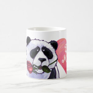 Taza Mágica Panda Bear El día de San Valentín