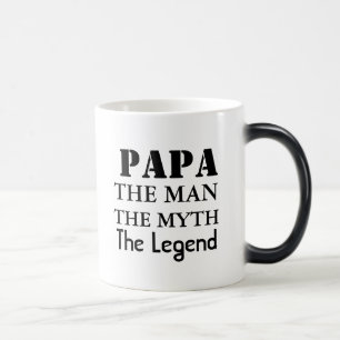 Taza Mágica PAPÁ el hombre el mito la leyenda -