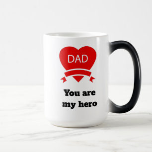 Taza Mágica Papá, eres mi héroe.