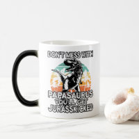 Papasauro retro vintage T Rex Papa Saurus Mens