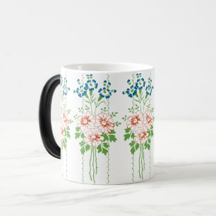 Taza Mágica Papel pintado barroco ramo de flores