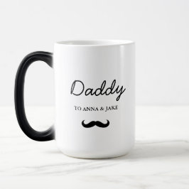 Taza Mágica Papi | Niños del Día del Padre Moderno nombran a M
