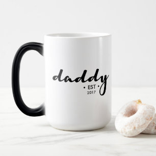 Taza Mágica Papi personalizado de año establecido