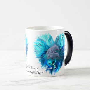 Taza Mágica Par de delfines