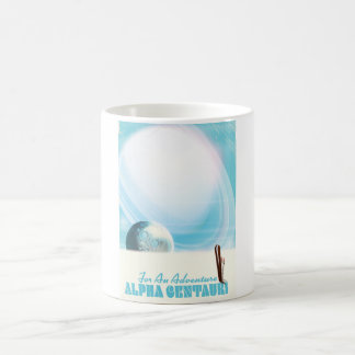 Taza Mágica Para un poster de ciencia ficción de Adventure Ret