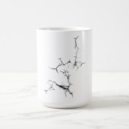 Taza Mágica Pared, grieta negra