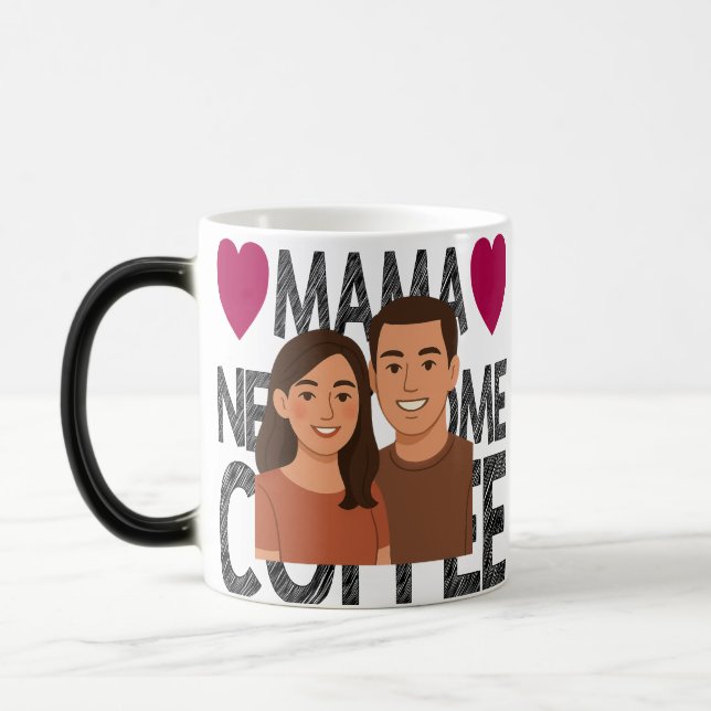 Taza Mágica Pareja Personalizado personalizada Mug ideal para  (Izquierda)
