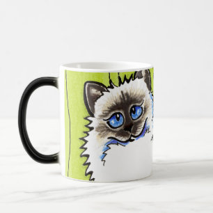 Taza Mágica Pares de los gatos de Ragdoll de Apagado-Correo
