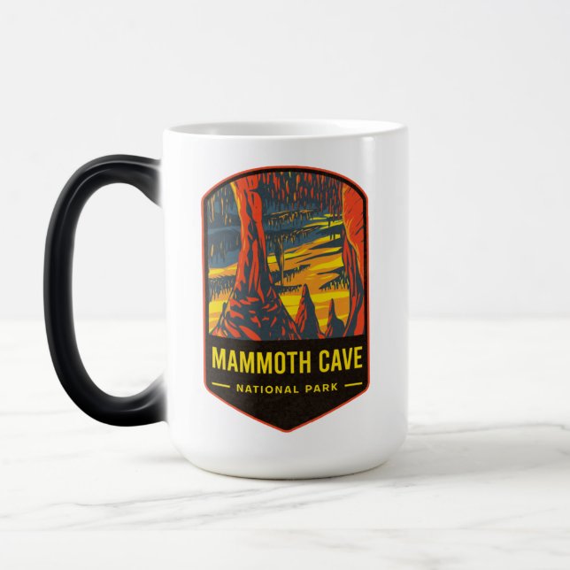Taza Mágica Parque nacional de las Cuevas Mammoth (Izquierda)