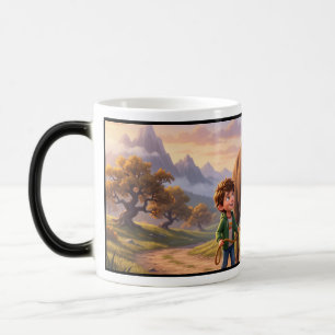 Taza Mágica Pasado Eco de Niño Caprichoso y Bisonte
