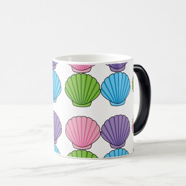 Taza Mágica Pastel Colorful Seashell Pack (Anverso derecho)