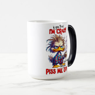 Taza Mágica Pato gruñón cita sarcástica de café