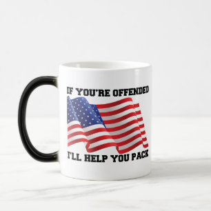Taza Mágica patriota americano