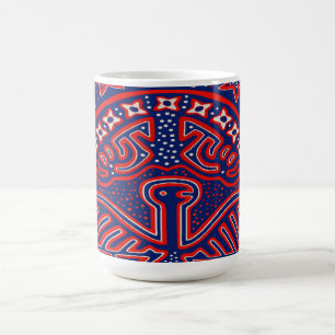 Taza Mágica Patriota demócrata Águila de EE.UU.