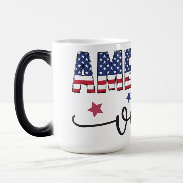 Taza Mágica patriotic shirt america shirt 4th of july  (Izquierda)