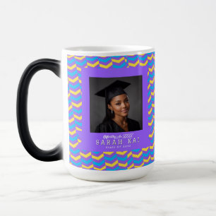 Taza Mágica Patrón abstracto de moda graduación