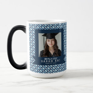 Taza Mágica Patrón Azteca Clásico Recuerdo de Graduación