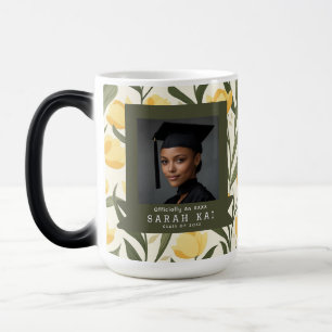 Taza Mágica Patrón clásico de tulipán graduación