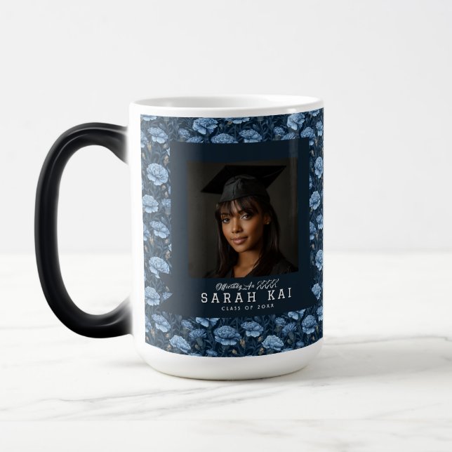 Taza Mágica Patrón de clavel único Phd  (Izquierda)