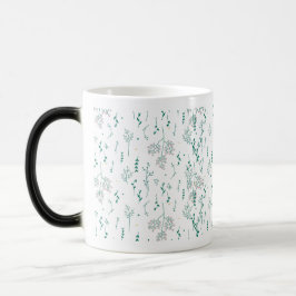 Taza Mágica Patrón de flores silvestres