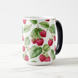 Taza Mágica Patrón de frescura de fruta fresca y jugosa frambu