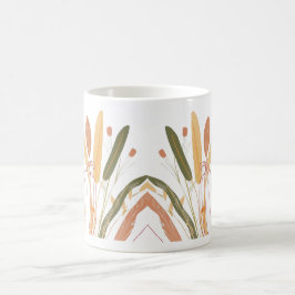 Taza Mágica Patrón de hojas otoñales